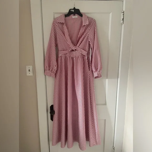 Vestique Pink Striped Maxi Dress - Picture 5 of 6